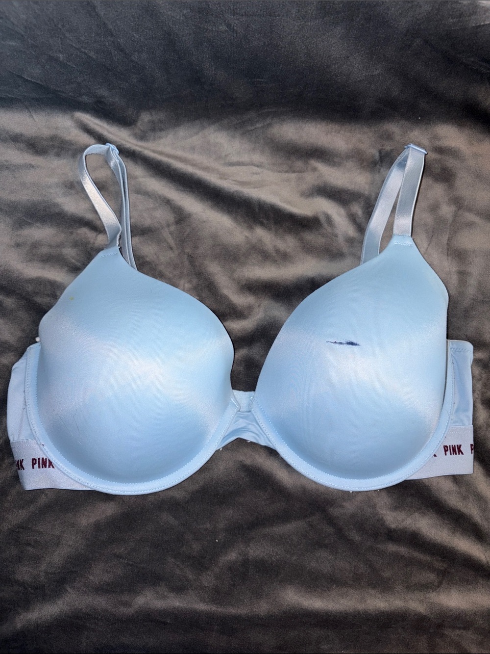 PINK Victoria's Secret Pale Blue Molded T-Shirt Bra